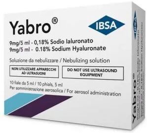 YABRO Soluzione per Aerosol 0,18% 10 Fiale da 5 ml