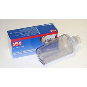 Clement Clarke International Clement Clarke Able Spacer 2 Chamber for Inhalers, Clear