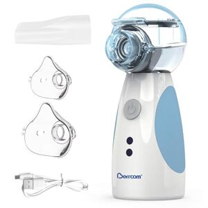 Berrcom Portable Nebuliser Machine for Adults and Kids Handheld Nebuliser for Home and Travel Use, Silent, Efficient Atomization and Easy to Use