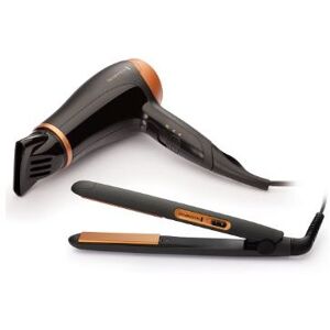 Pack Secador + Plancha Hair Care Remington D3012GP