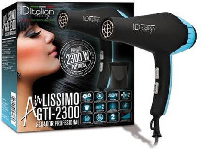 ID ITALIAN Secador de Cabello ID ITALIAN Airlissimo GTI Dryer Azul 2300