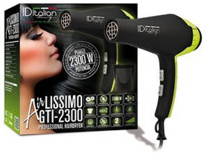 ID ITALIAN Secador de Cabello ID ITALIAN Airlissimo GTI 2300 Verde Dryer