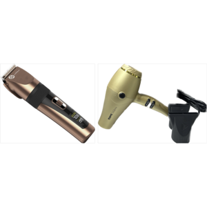 Clipper  Tondeus Retro.Coiffeur Piu' In Omaggio Phon Move Golden Alien 2200 Watt