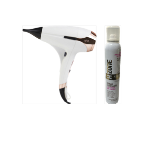 Phon Ghd Helios Bianco  In Omaggio Spray Lucidante H-Zone 200 Ml Piu' Lisciante Per Phon Hair Smoother Elgon 250 Ml