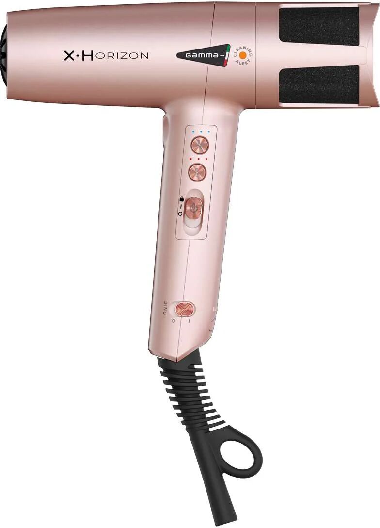 Gammapiù X.Horizon Asciugacapelli Professionale Con Generatore Ioni Motore Digitale G-Tron Turbo 1600 W Rose Gold