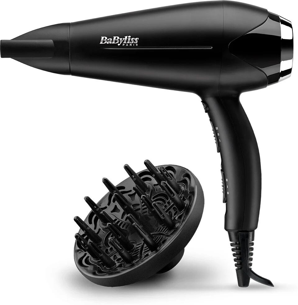 BaByliss D572DE asciuga capelli 2200 W Nero