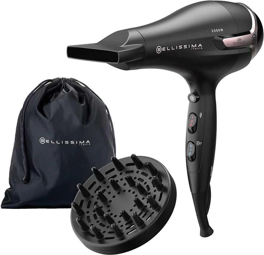 Bellissima K9 2500 asciuga capelli 2300 W Nero, Rosa