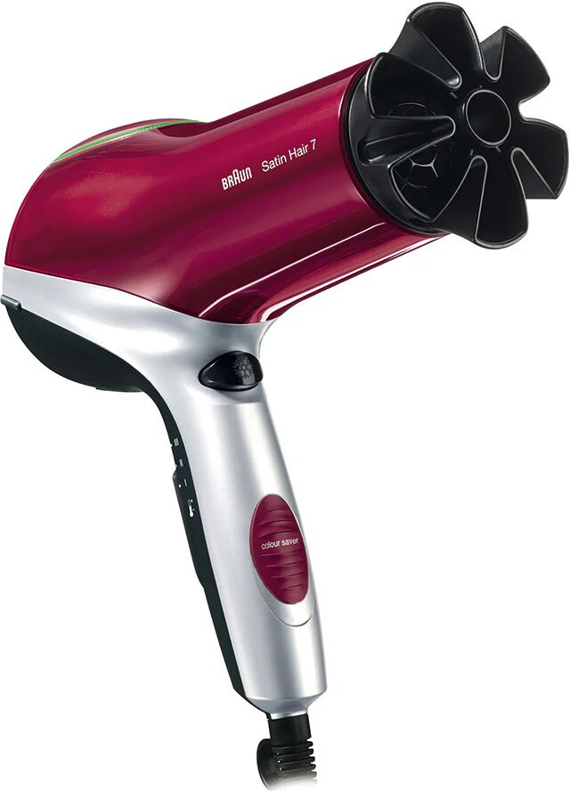 Braun Satin Hair 7 HD 770 2000 W Nero, Grigio, Rosso