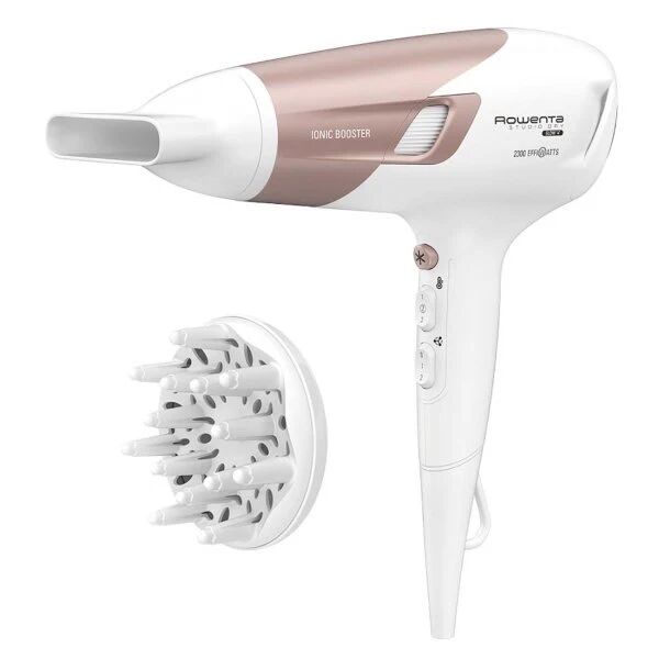 Rowenta Studio Dry CV5830 asciuga capelli 2300 W Beige, Bianco