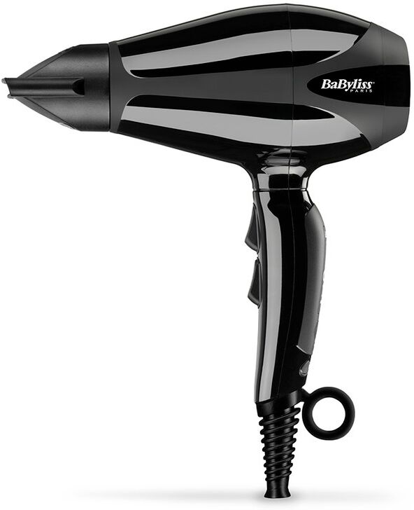 Babyliss BLACK Asciugacapelli ac professionale made in italy Compact pro 2400w 6715de