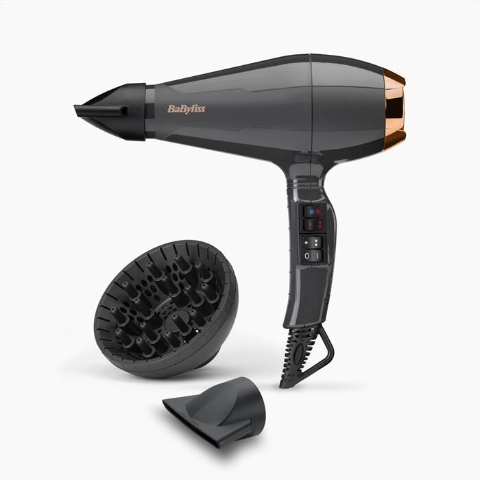 BaByliss Asciugacapelli 6719de-grigio/bronzo