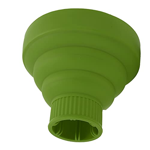 Generic Opvouwbare Haardroger Diffuser, Draagbare Haardroger Diffuser, Haardroger Diffuser, Haardroger Diffuser voor Salon en Thuis (GREEN)