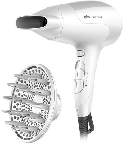 Braun haardroger Satin Hair 3 HD385  - 32.99 - wit