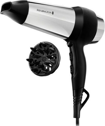 Remington haardroger D4200, 2000 W, 2 opzetstukken  - 37.03 - zilver