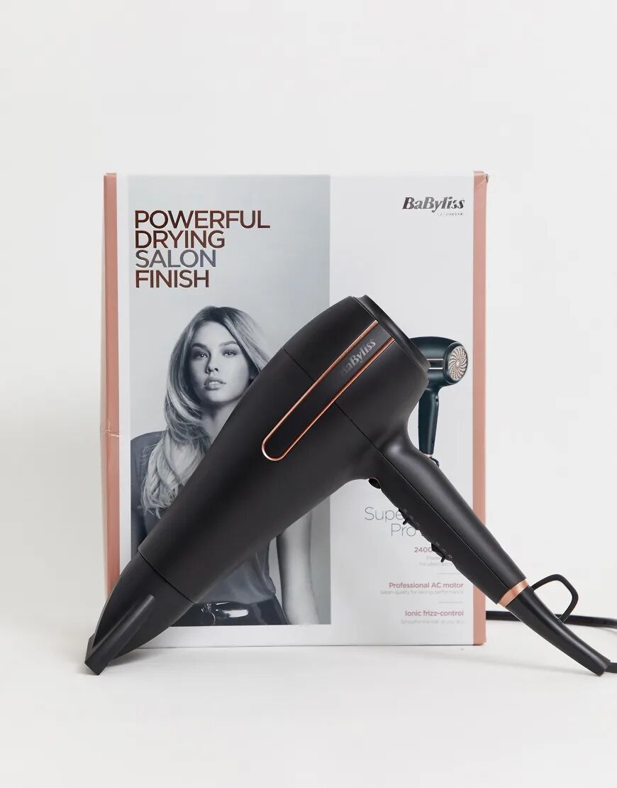 BaByliss Super Power Pro 2400 Hair Dryer UK Plug-No colour  No colour