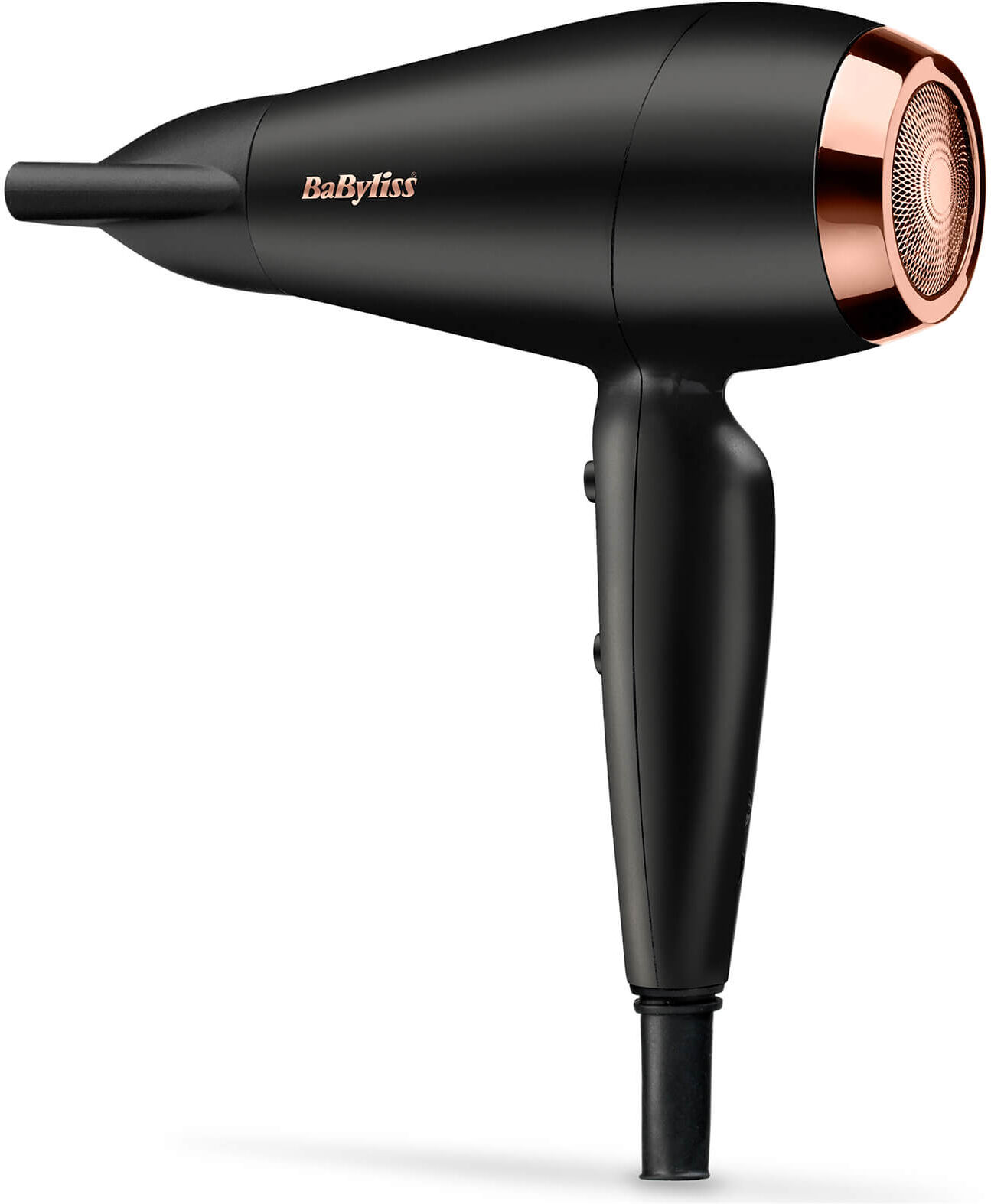 BaByliss Travel Pro AC Hair Dryer – Black / Rose Gold