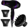 Wad Bris Hair Dryer secador de cabelo Black/Purple 1 un.. Bris Hair Dryer