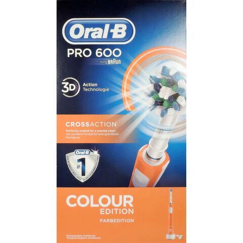 Procter & Gamble Srl Oral-B Pro 600 Crossaction Arancio