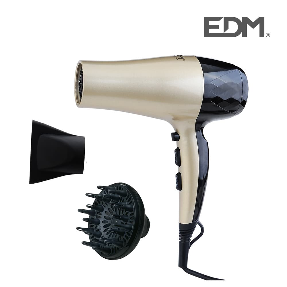 EDM Secador de Cabelo Edm Iónico 1800-2200w C/ Difusor