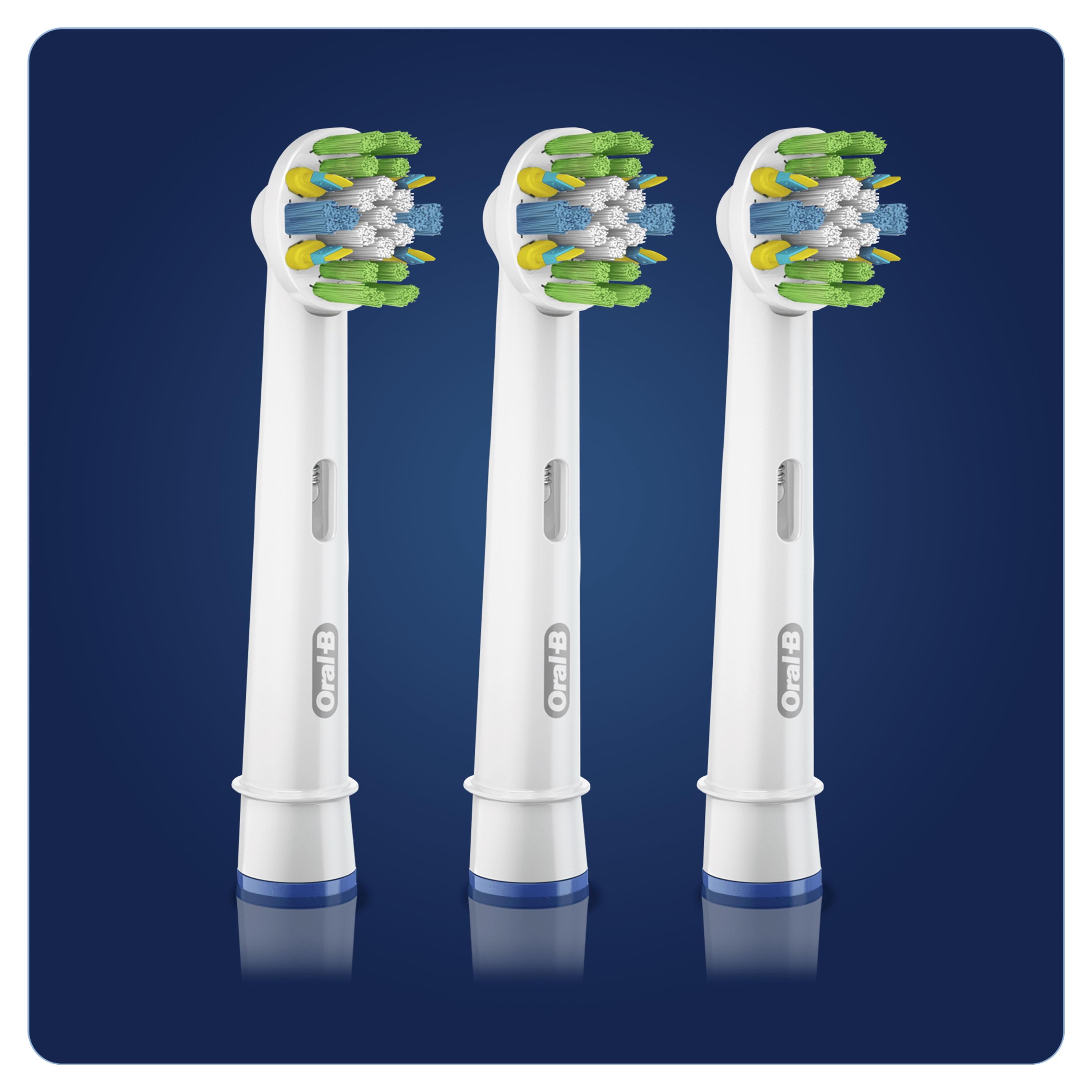 Braun Oral-B FlossAction Testine Di Ricambio (Confezione Da 3 Pezzi) Con Tecnologia CleanMaximiser