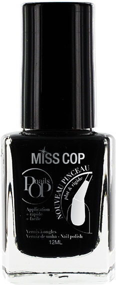 Miss Cop Vernis à Ongles Pop Nails N°49 Noir Intense 12ml