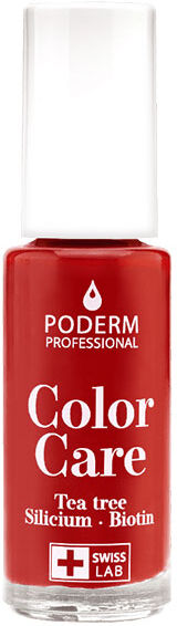 Poderm Professional Color Care Vernis à Ongles N°253 Rouge Allure 8ml