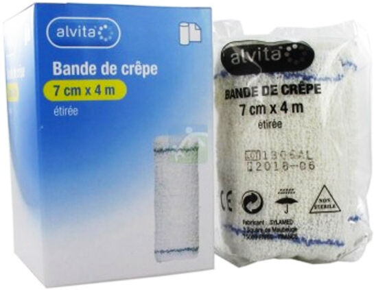 Alvita Bande de Crêpe 7cm x 4m