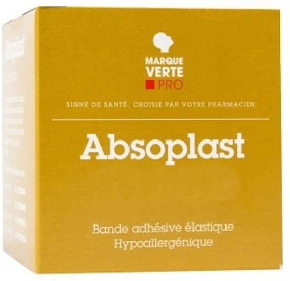 Marque Verte Absoplast Bande Adhésive Extensible 2,5mx8cm