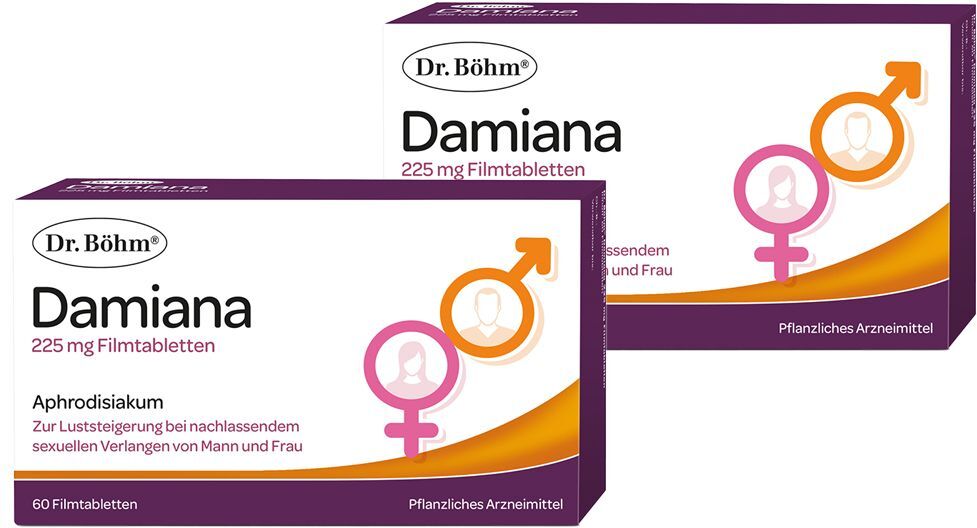 Dr. Böhm® Damiana 225 mg Doppelpack 2x60 St Set