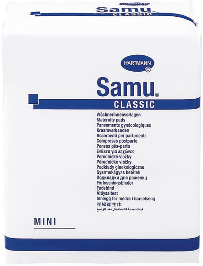 Hartmann Samu® Wöchnerinnen-Bedarf Mini 6,5 x 22 cm 20 St Einlagen