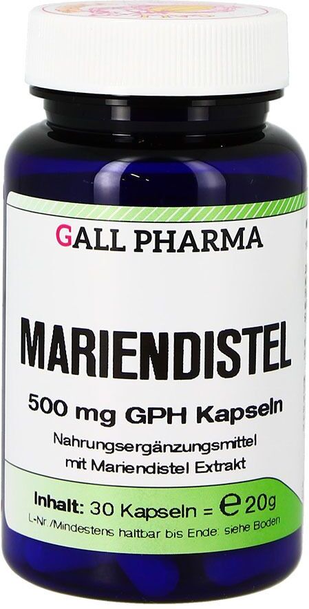 Gall Pharma Mariendistel 500 mg GPH Kapseln 30 St Kapseln