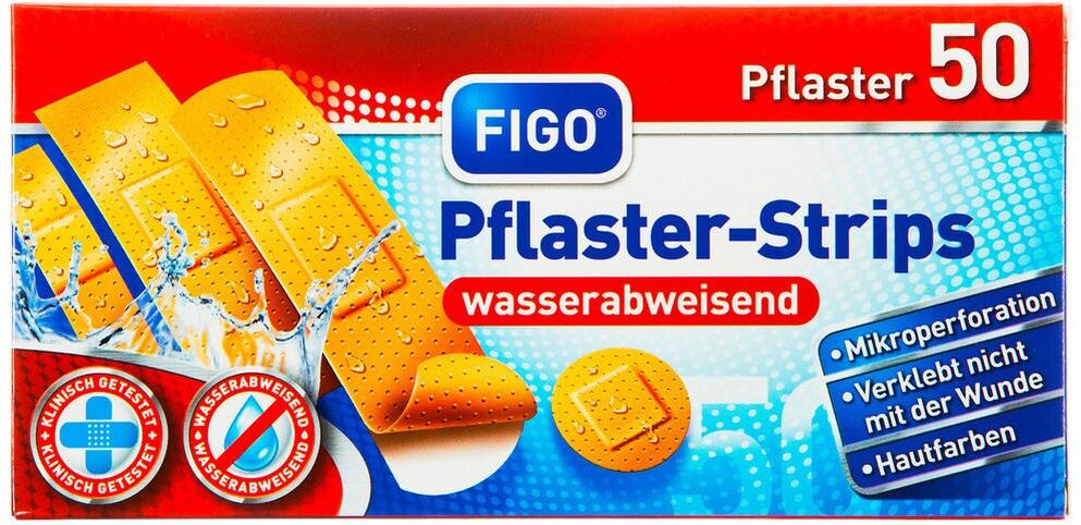 MÖBELIX Pflaster 50 Stk. 4 Versch. Größen