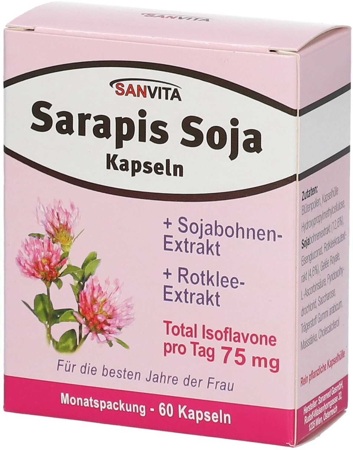 SANAMED GMBH Sanvita Saraois Soja Kapseln