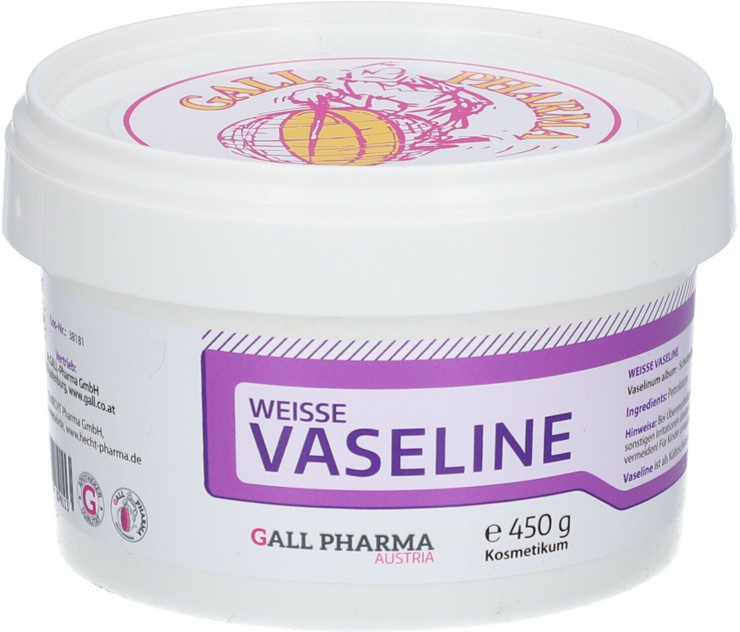 GALL-PHARMA GMBH Gall Pharma Weiße Vaseline