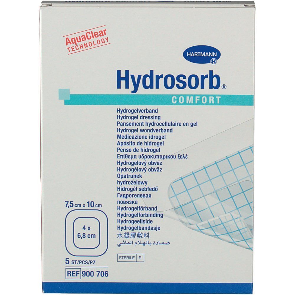 Hartmann Hydrosorb® Hydrogelverband 7,5 x 10 cm