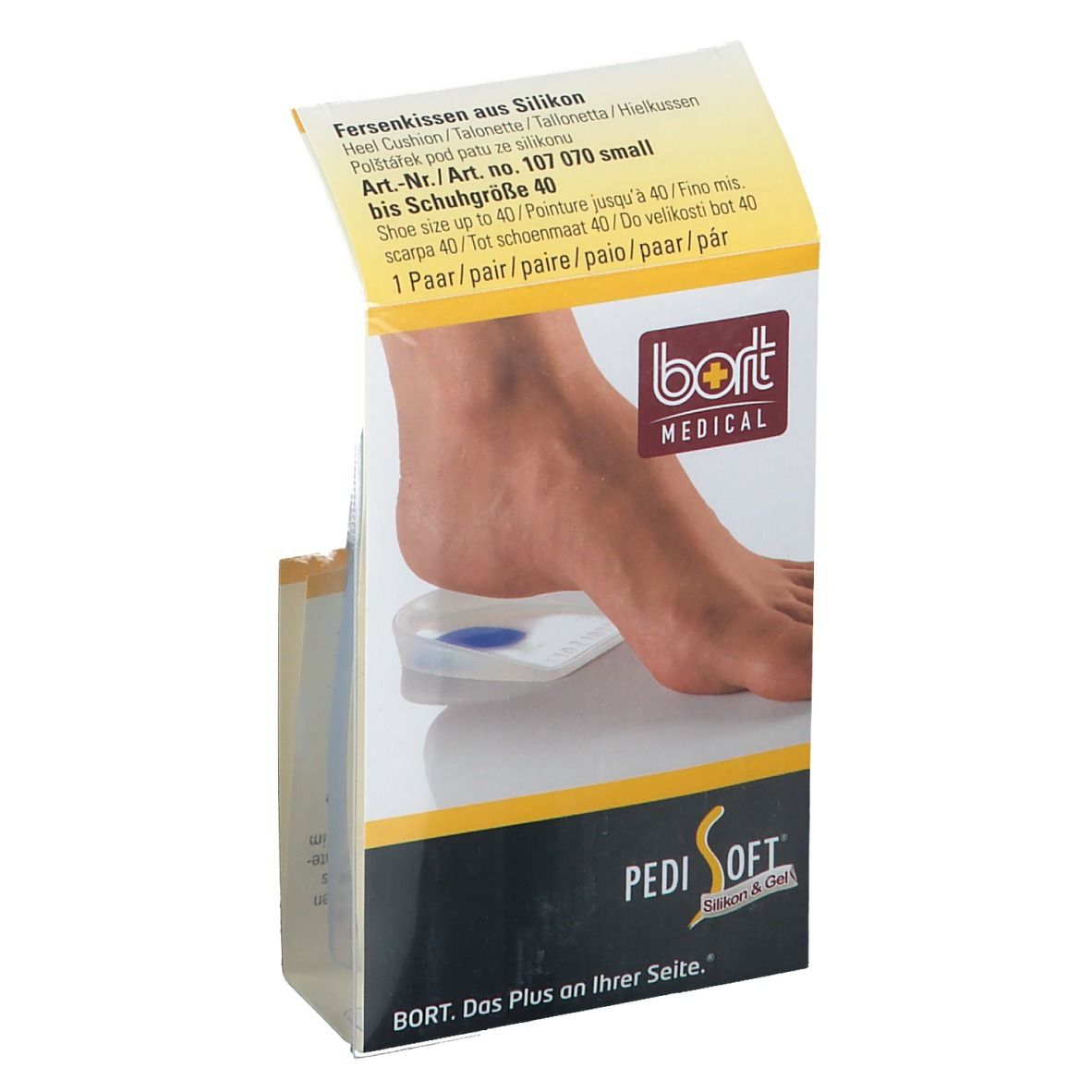 M2M EUROPE bort Medical Pedi Soft® Fersenkissen aus Silikon