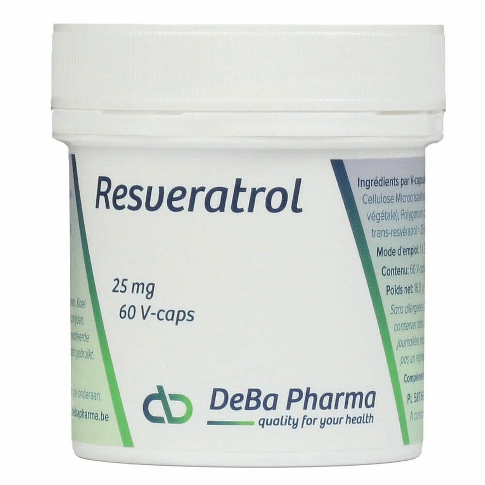 DeBa Pharma Resveratrol 25 mg