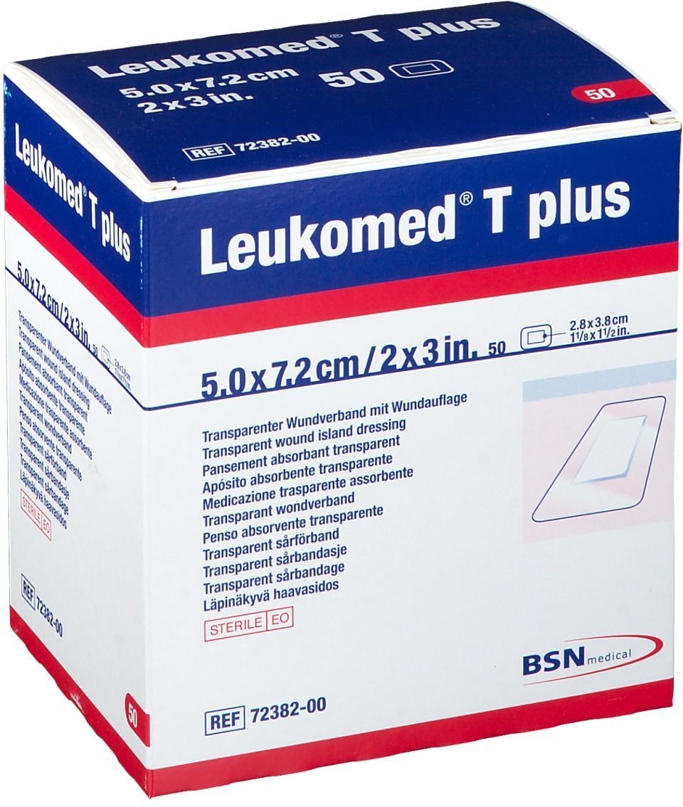 BSN Medical Leukomed® T Plus Steriler Verband 7,2 x 5 cm