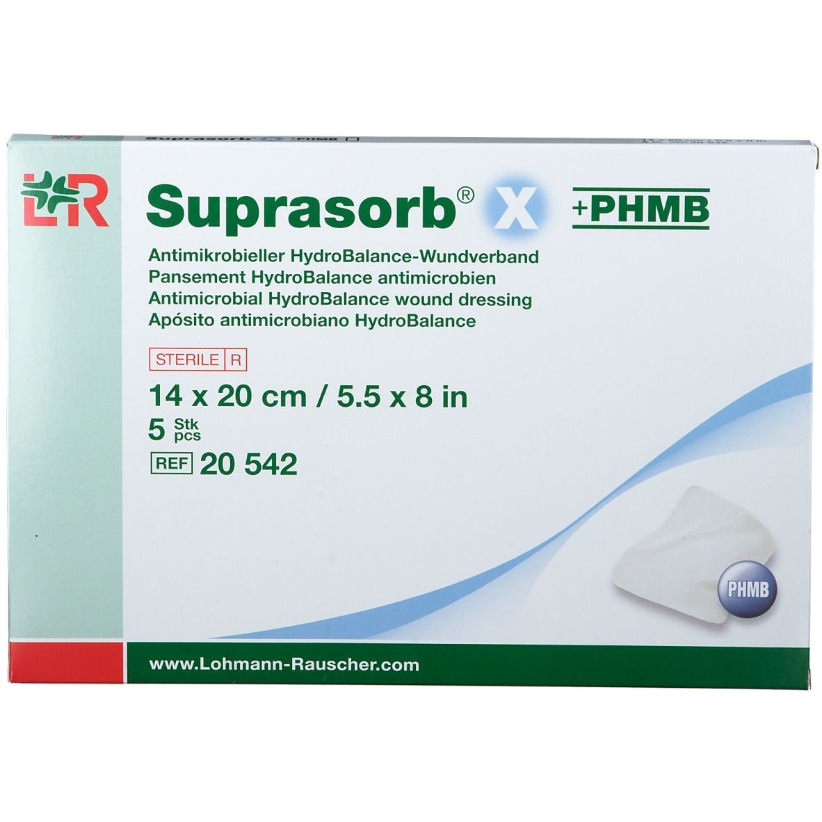 Lohmann & Rauscher Suprasorb® X 14 x 20 cm steril