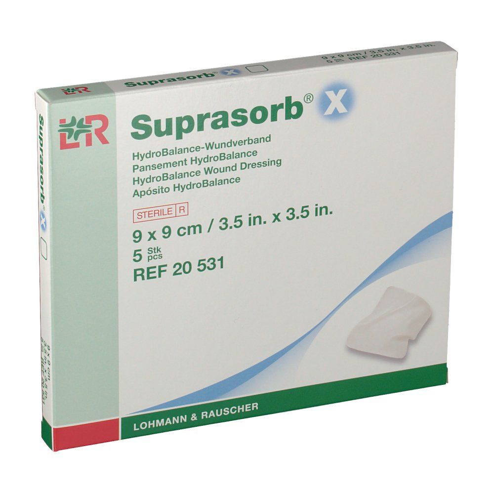 Lohmann & Rauscher Suprasorb X Pfannen Zellulose 9 x 9 cm