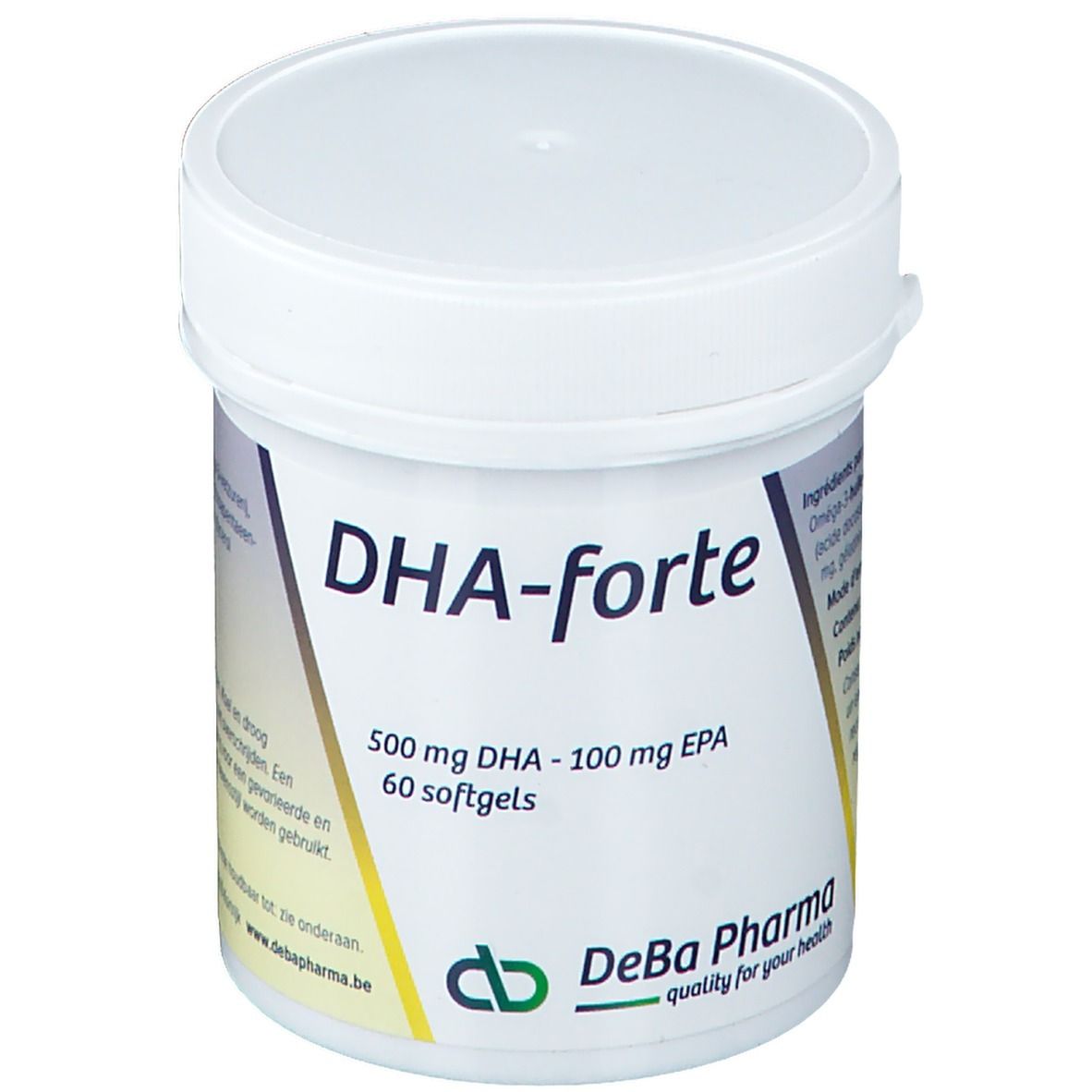 DeBa Pharma DHA Forte 500 mg