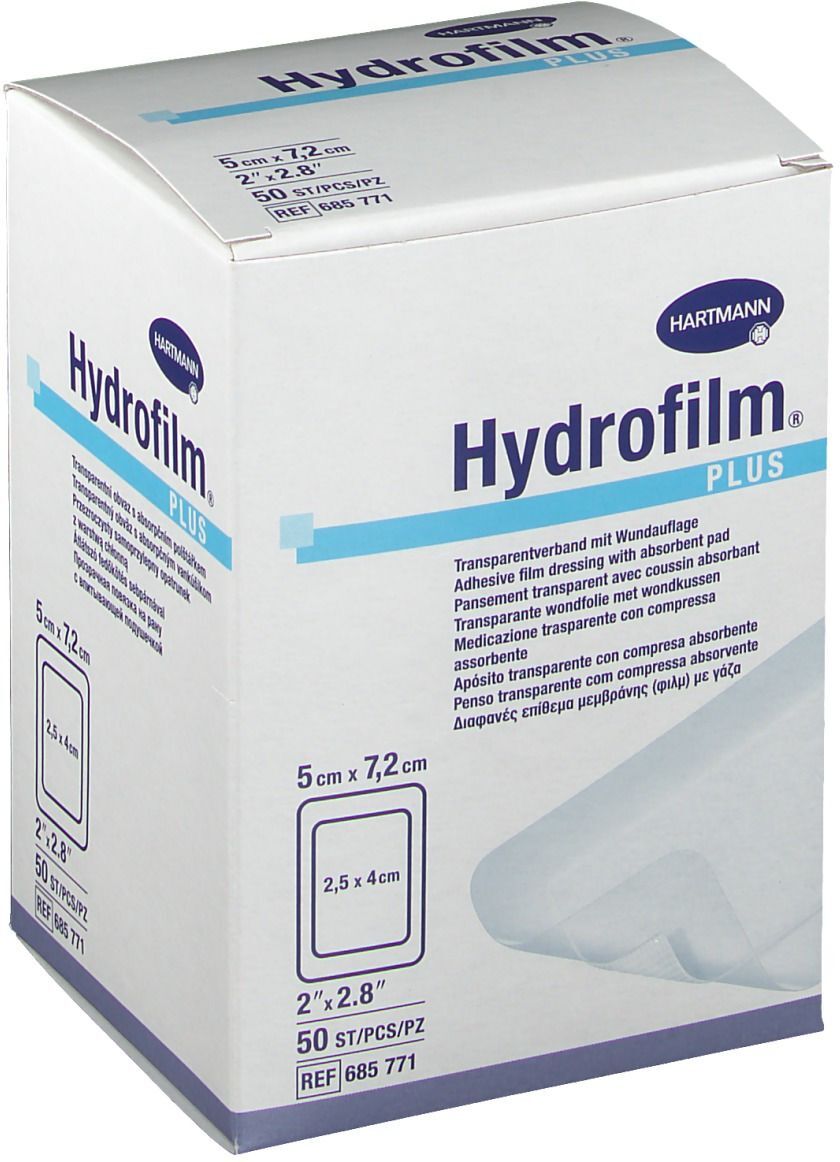 HARTMANN Hydrofilm® Plus 5 cm x 7,2 cm