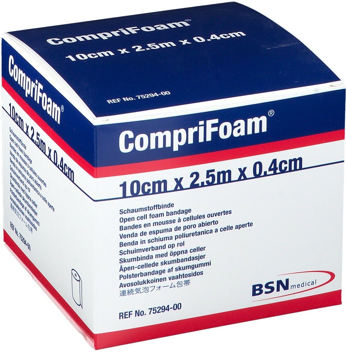 BSN MEDICAL CompriFoam® Schaumstoffbinde 10 cm x 2,5 m x 0,4 cm