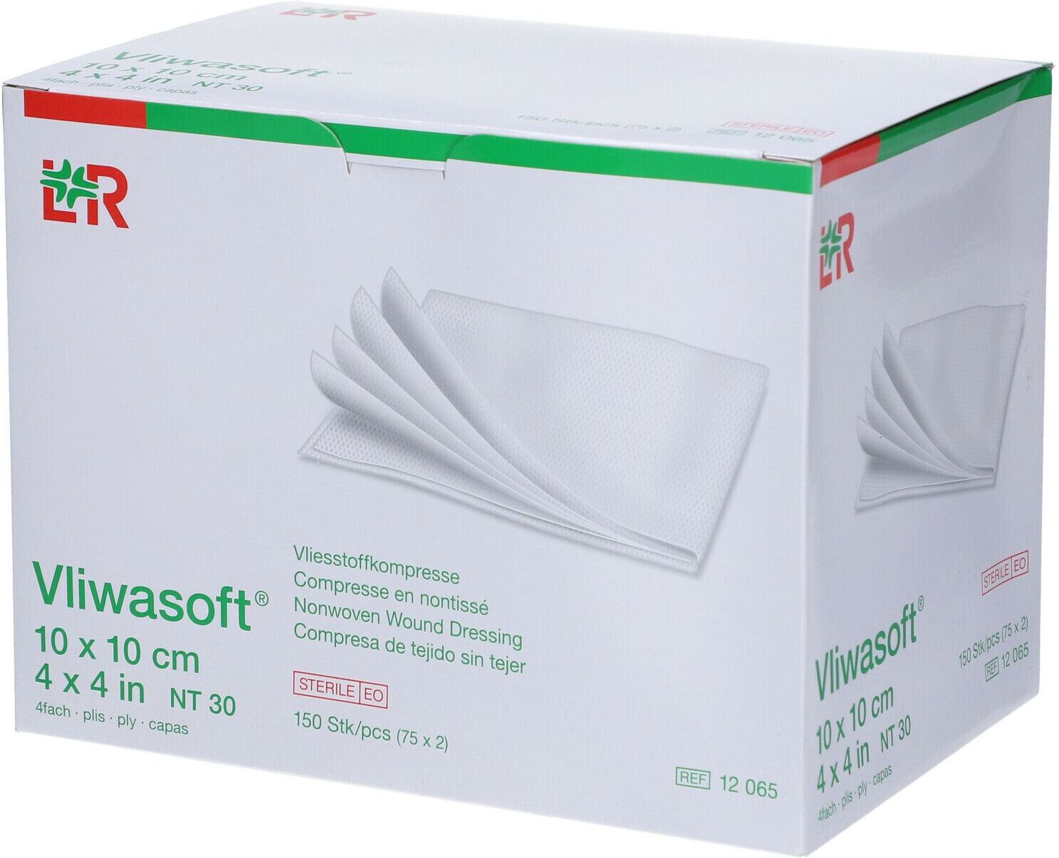 Lohmann & Rauscher Vliwasoft® Vliesstoffkompresse 10 x 10 cm