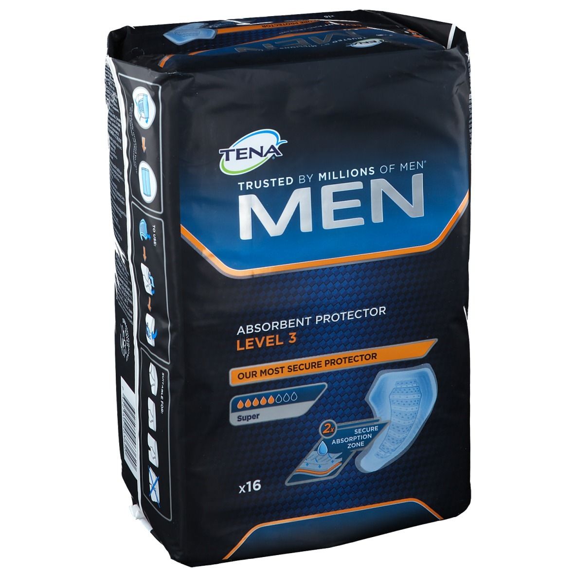 Tena® MEN Absorbent Protection Level 3