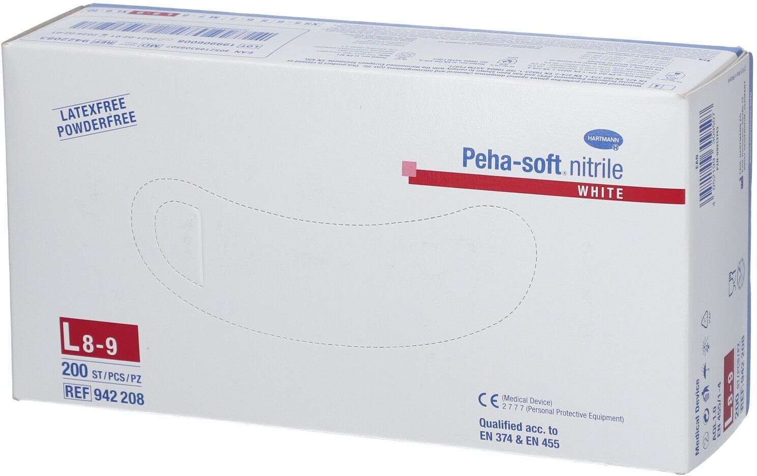 HARTMANN Peha-soft® nitrile white powderfree Gr. L