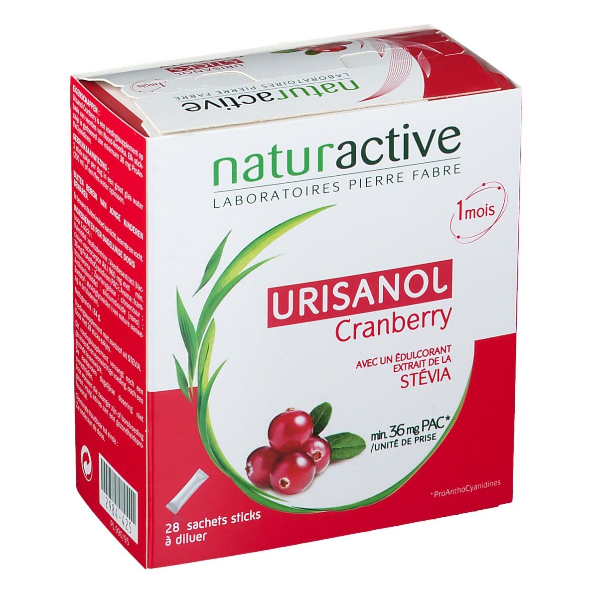 Elusanes Pierre Fabre naturactive Urisanol Cranberry