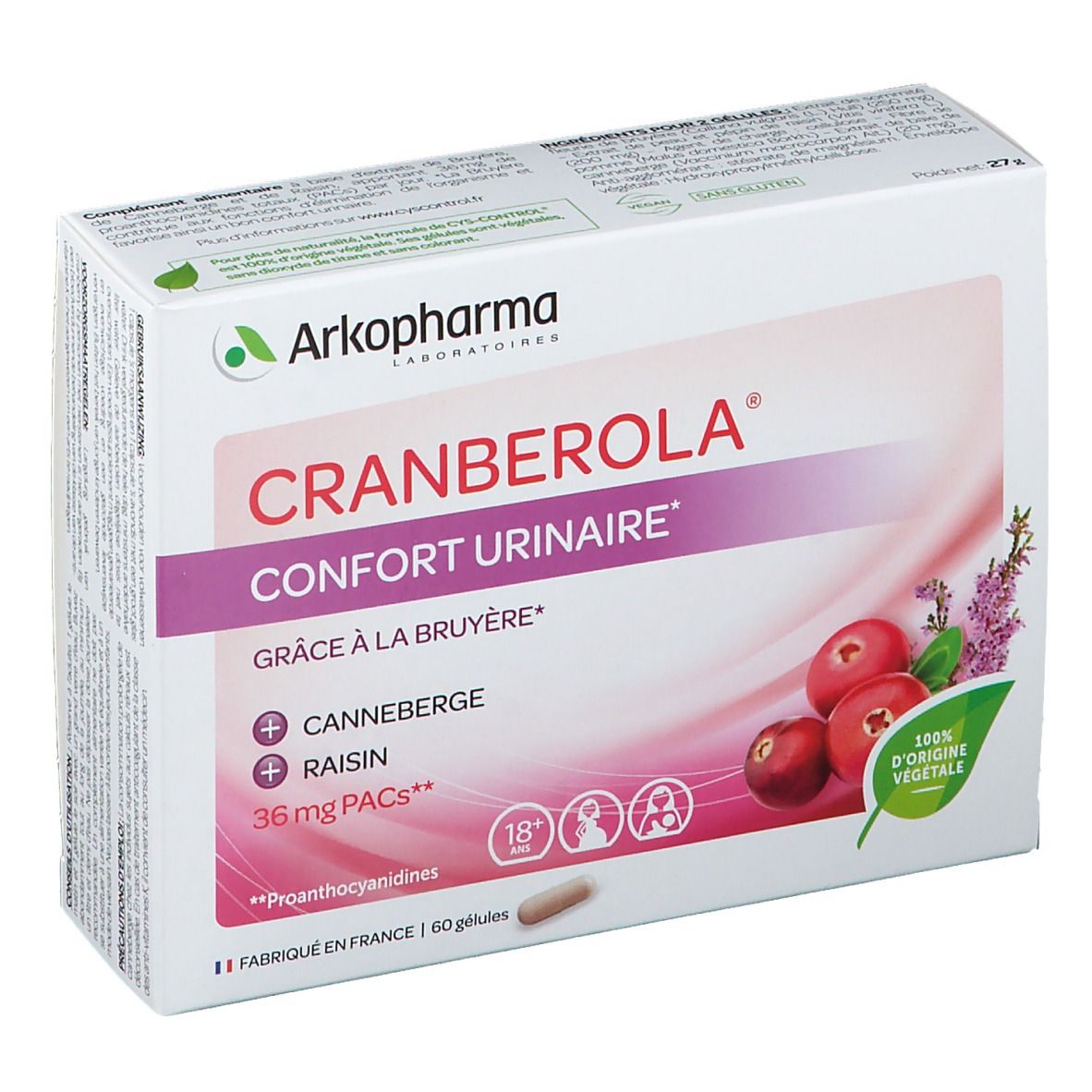 ARKOPHARMA BELUX Cranberola® Confort Urinaire