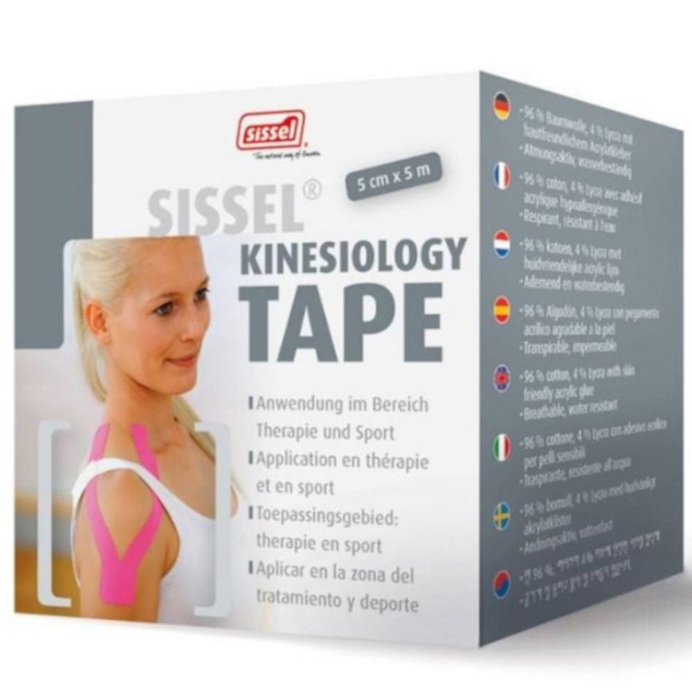 Sissel® Kinesiology Tape Blau 5 cm x 5 cm