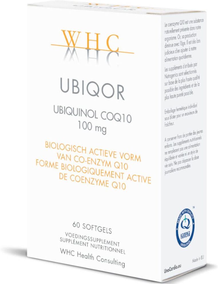 WHC LABS WHC Ubiqor® Ubiquinol CoQ10 100 mg